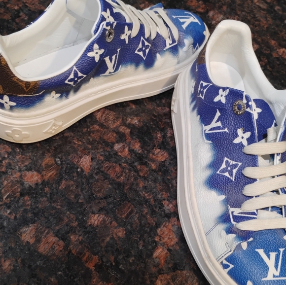 Woman's Louis Vuitton "Time Out" Sneakers - Picture 3 of 5